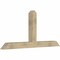 Ekena Millwork Portland Rough Sawn Timber Gable Bracket, Douglas Fir, 84"W x 38"H x 6"D x 6"F, 11/12 Pitch GBW084X38X0606POR00RDF - alternate 3